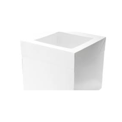 Tall Cake Box 10x10x10 Inches with top window 