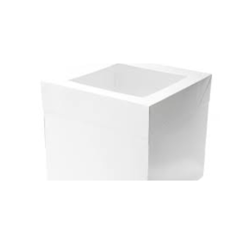 Tall Cake Box 10x10x10 Inches with top window - Each