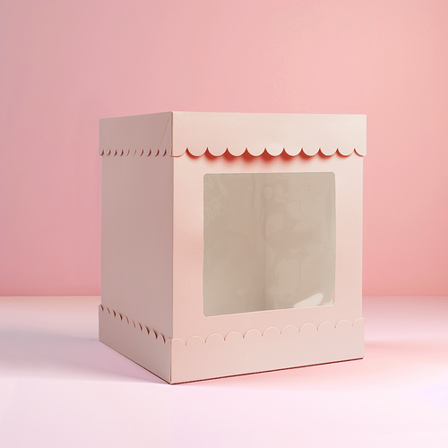 Cake Box 10x10x12 Inches PASTEL PINK - Each *Limited Edition*