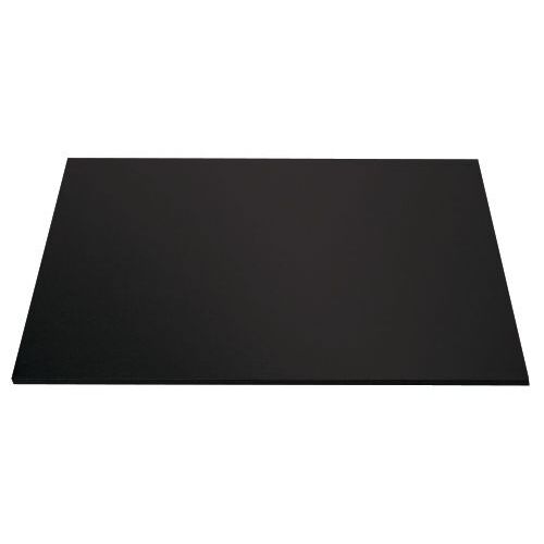 12 inch Black Square Cake Board  MDF- Ea