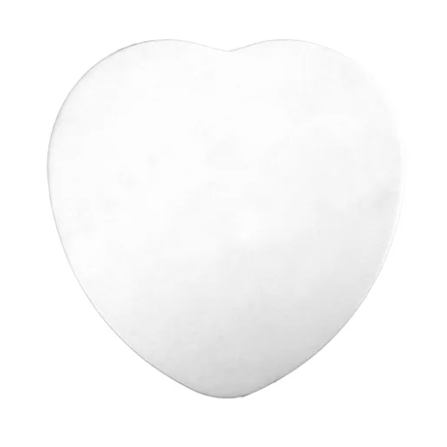 Heart Cake Board - compressed 3 mm - each [Size: 8 Inch]