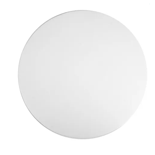 8 Inch White Round Compressed Cakeboard - Ea