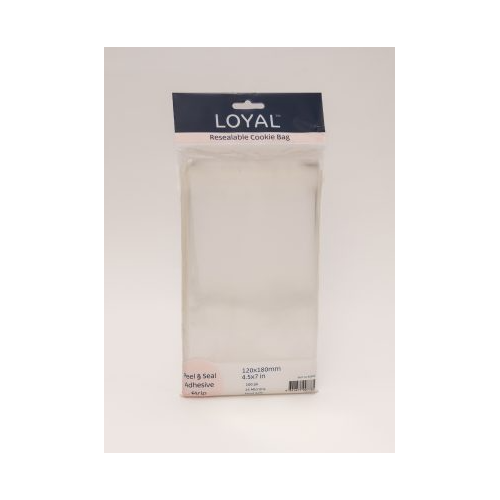 Resealable Cookie Bags 120*180mm - 100 p/pack