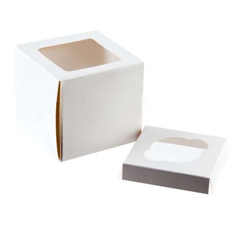 1 Hole Cupcake Box with insert (Tall) - each
