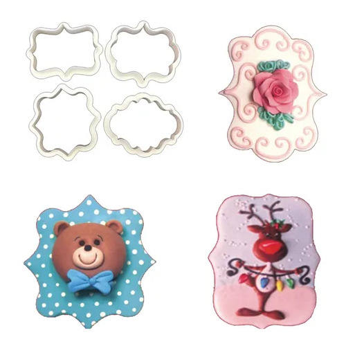 Frame Cookie Cutter Set  - 4 pack