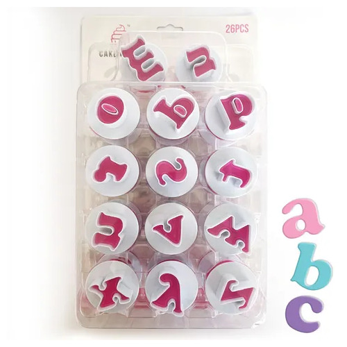 Large lowercase alphabet cutters