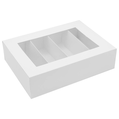 24 Macaron Box with dividers- Carton/100