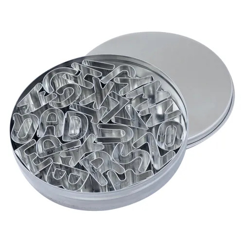 Alphabet Cutter Set Stainless Steel
