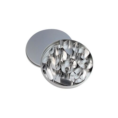 Numbers Cutter Set Stainless Steel