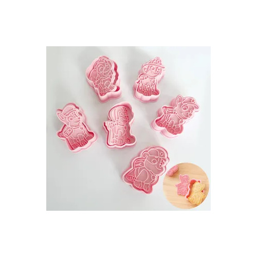 Paw Patrol Cookie Cutters and Stamp Set - 8 Pieces