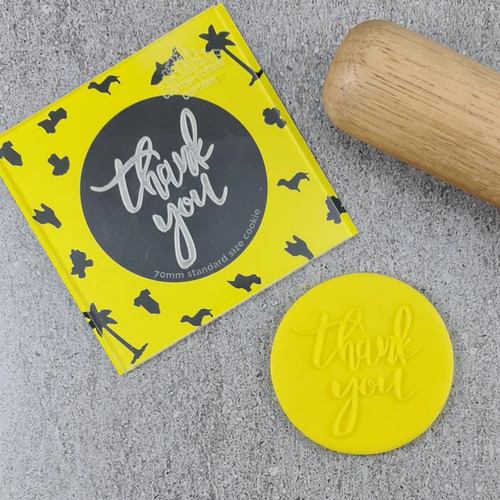 Thankyou Debosser Cookie Stamp