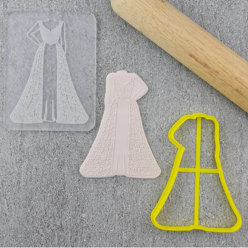 Wedding Dress Cutter and Debosser Set