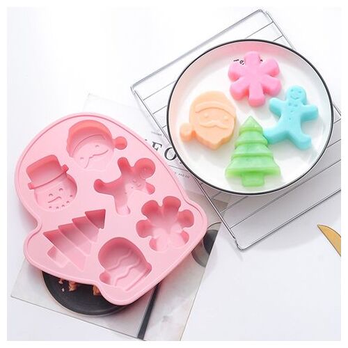 Christmas Silicone Mould 6 Cavity