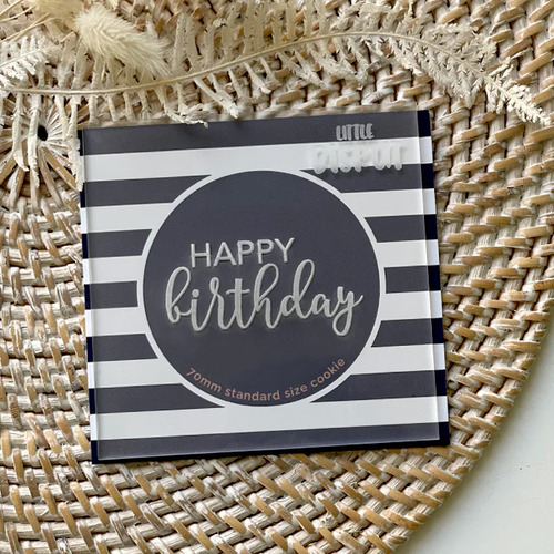Happy Birthday Debosser Stamp