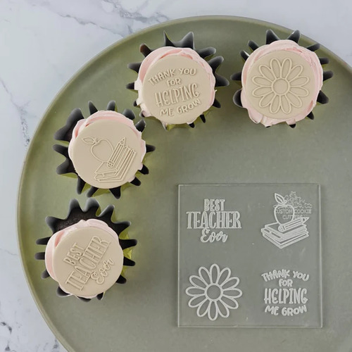 Teacher Mini Debosser Stamp