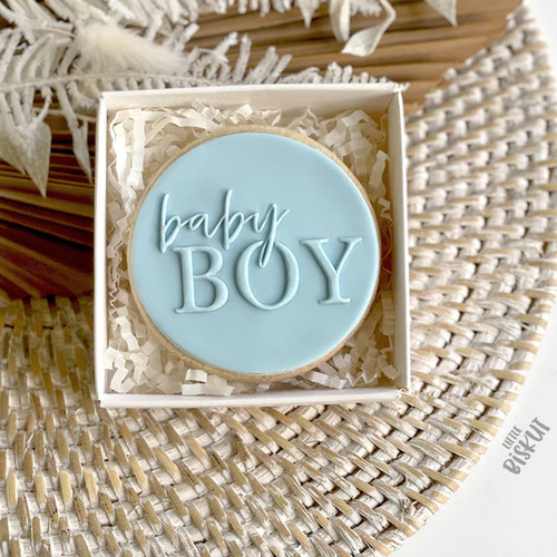 Baby Boy Cookie Debosser Stamp