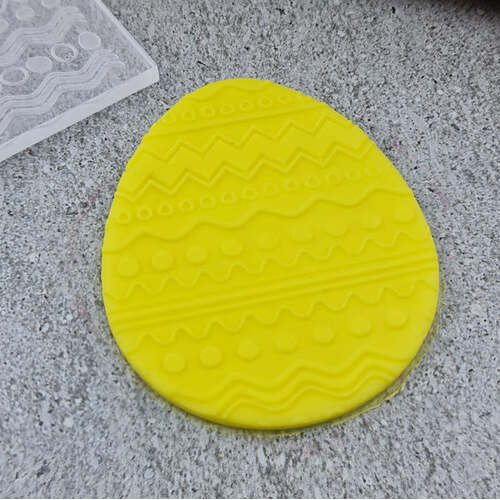 Easter Egg Pattern Plate for Cookies