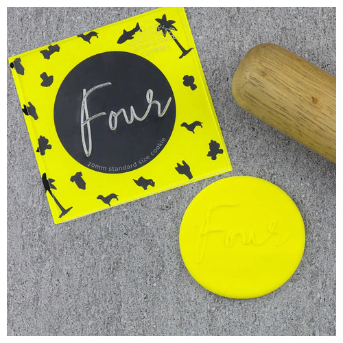Four Cookie Debosser Stamp