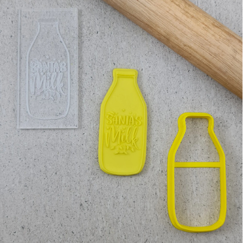 Santa's Milk Debosser and Cutter Set