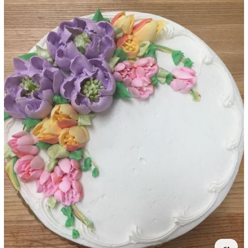  Floral Petal by Petal /Russian Flower Cake Decorating Class 