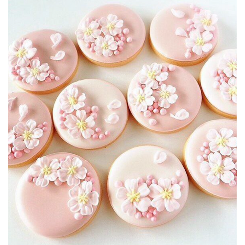 Paint and Sip Decorating Class - Watercolour 3D Flower Cookies 