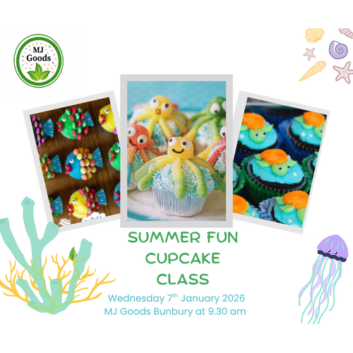 Summer Fun Cupcakes Decorating Class - School Holidays Class 
