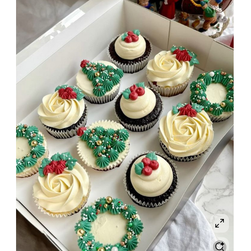 Trendy Treats - Christmas Cupcakes Decorating Class
