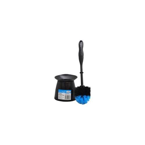 Toilet Brush Set Black - Each
