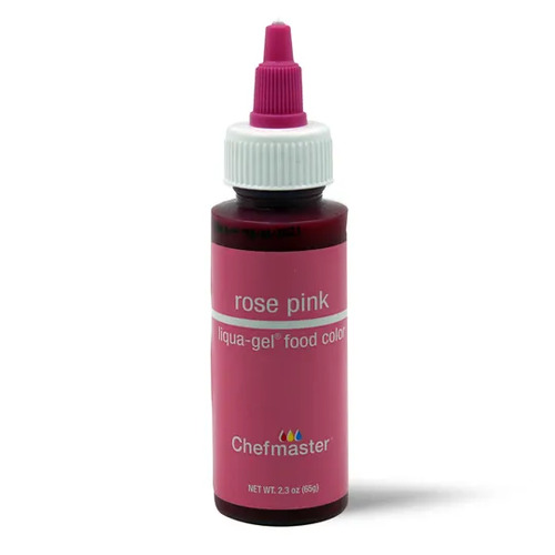 Rose Pink Liqua-Gel  Food Colour 2.3oz Large Bottle