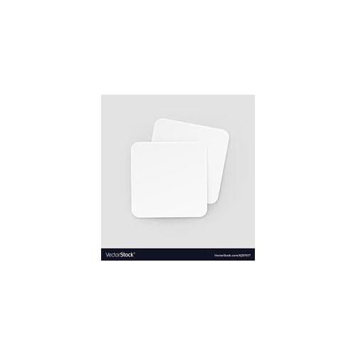 Square Drink Coaster Plain White- pack of 250