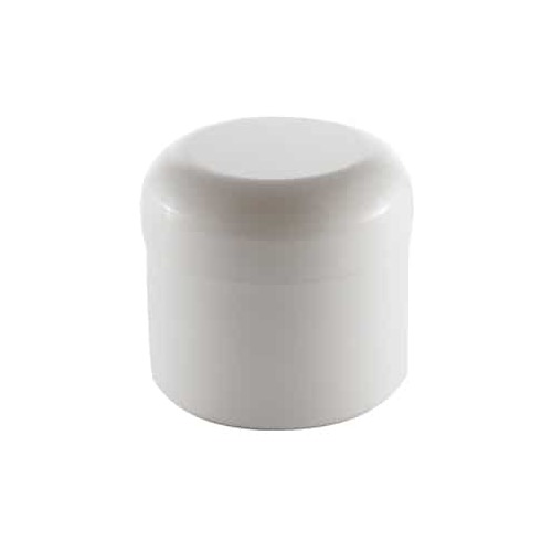 White Cosmetic PP Jar -100Gr-66mm Lid- (PL-100-607-WT) COS-JAR-WHT