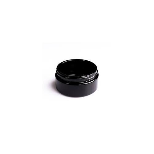 50ml Black Cream Jar/Squat -52mm cap
