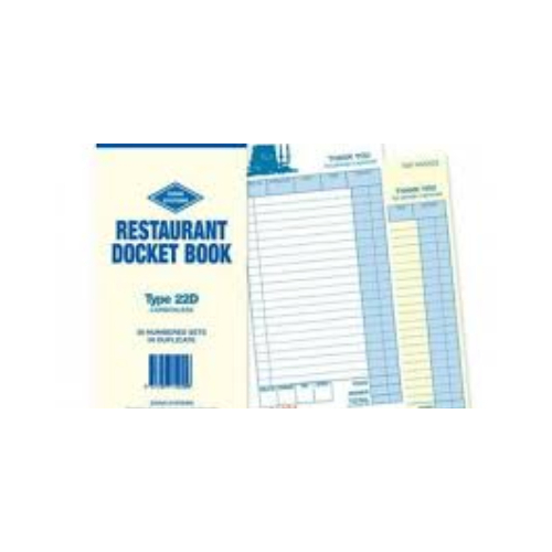 Docket Books Duplicate Carbonless  -10 books/Pack