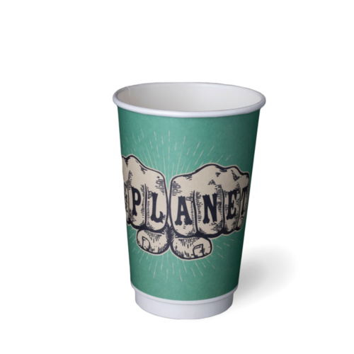 Detpak GTM 16oz double wall art coffee cups 25/Sleeve