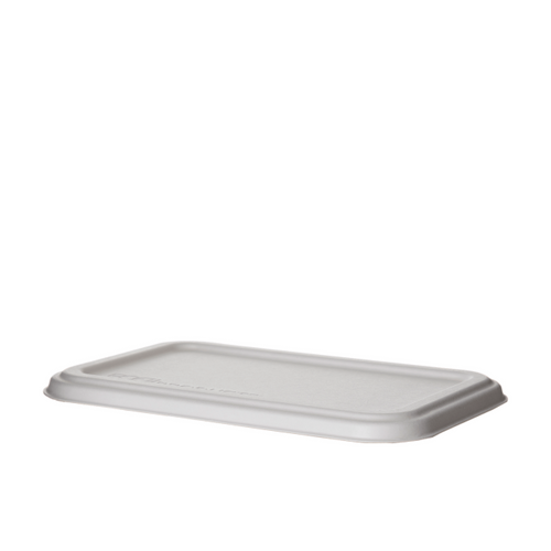 Sugarcane lid fits 24/32oz containers - 50/Sleeve 
