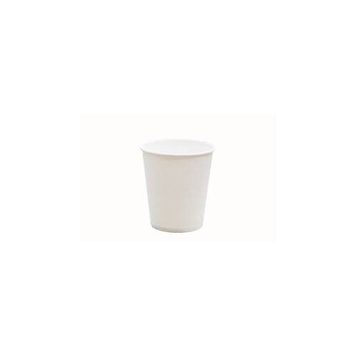 White 8oz Single Wall Coffee Cup - Sleeve of 50