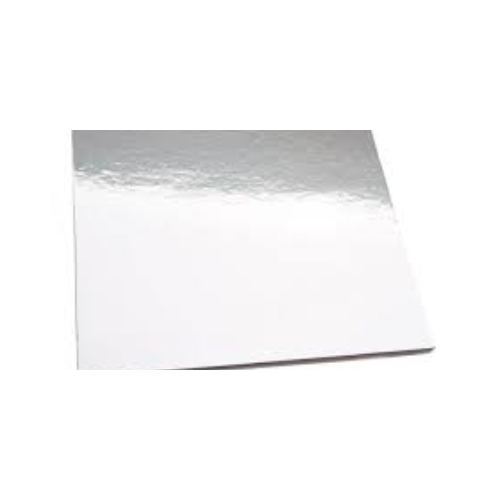 16" Silver Square Double Standard Cake Board -each 