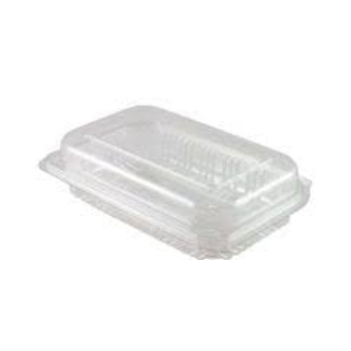  Salad Pack, Large Hinged Lid Clear Size: 203*130*66mm -250/Carton (BX-344)