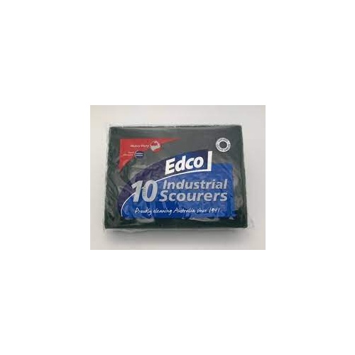 Industrial Green Scourer pad- 10pk - 100*150mm