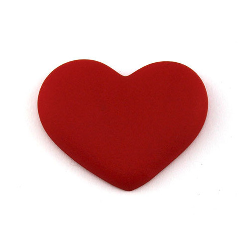 Edible Red Heart Sugar Decorations - Pkt of 6 