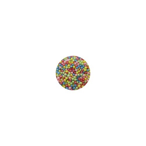 4mm Multi Colour Pearl  (Cachous) edible balls 50g
