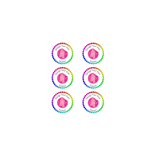 Custom Edible Images - 5cm Cupcake Toppers 6 pack