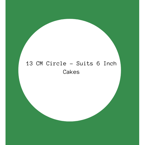 Custom Edible Images - 15cm Circle [Type : 6 cm Standard]