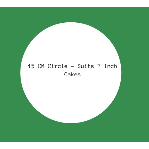 Custom Edible Images - 15cm Circle [Type : 15 cm Standard]