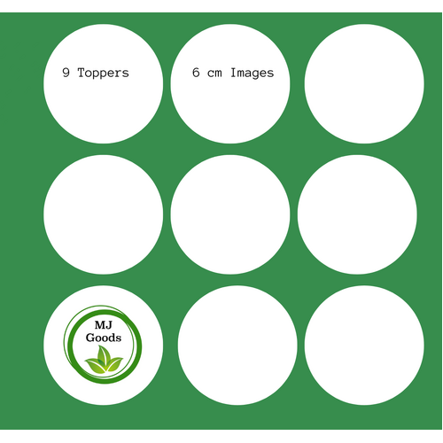 Custom Edible Images - 6 cm Cupcake Toppers