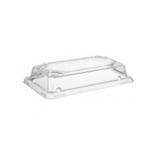 LIDS PET Lid for Bamboo Pulp Sushi Tray Small -50/Sleeve (12)