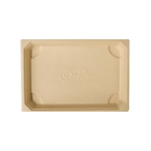 Bamboo Pulp Sushi Tray Large -50/sleeve (12)