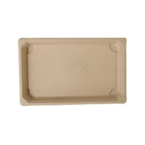 Bamboo Pulp Sushi Tray X Large Rectangle  Base & Lid *SET*