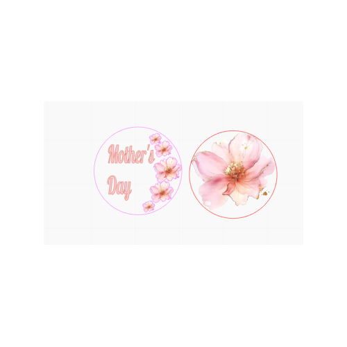 Mothers Day Edible Cupcake Toppers Pastel x 6