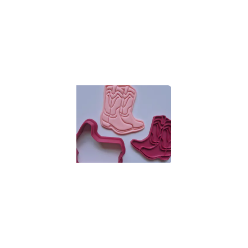 Cowboy Boots Cutter and Embosser Stamp Set
